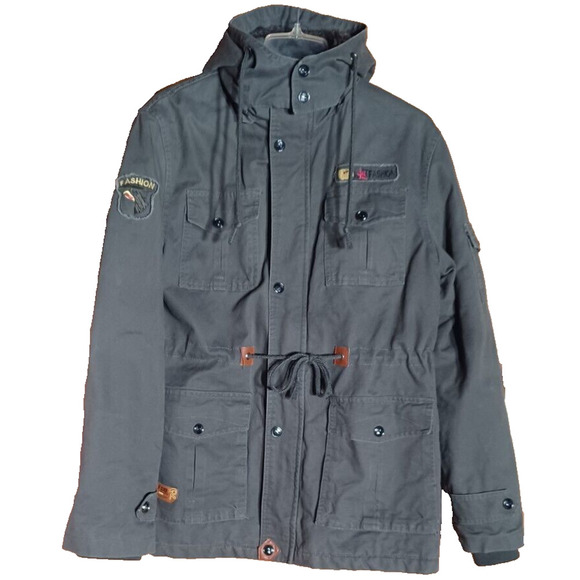 Grizzly Tactical Jackets & Blazers - GRIZZLY TACTICAL Green Soldier Style Jacket Coat Womens Large Utility Chore Coat